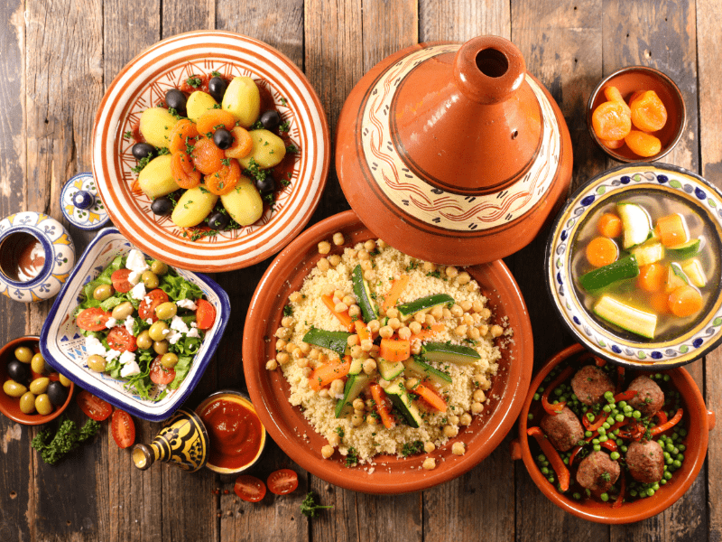 Assorted Moroccan Cuisine